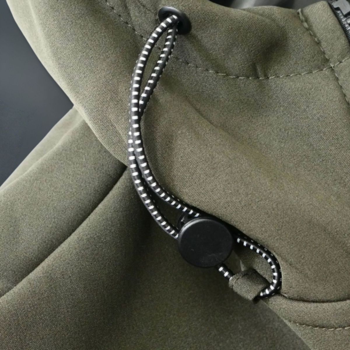 dn275●S●中部イタリアの街着ブランド●「アテンション」●フーデッドブルゾン_画像6