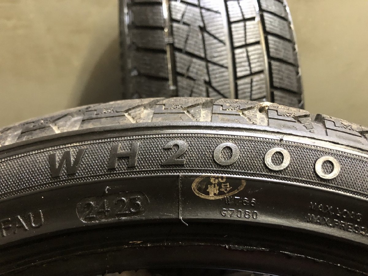 ZEETEX WH2000 225/40R18 18インチ スタッドレス 2本 23年製 バリ溝 GRヤリス カローラスポーツ BRZ ベンツAクラス/Bクラス等　(VTY017)_画像7