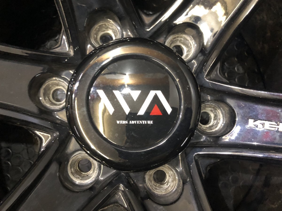 Weds KEELER ADVENTURE ウェッズ キーラー アドベンチャー 16インチ 4本 7J6HPCD139.7+5 ブラック ハイラックスサーフ等　(VHD560)_画像6