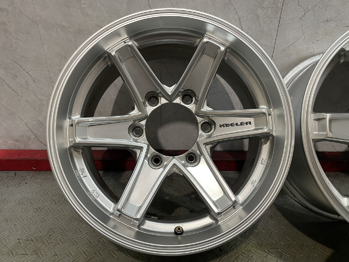 Weds KEELER TACTICS ウェッズ キーラー タクティクス 社外ホイール 16インチ 4本 7J6HPCD139.7+26 ランクルプラド ハイラックス等(MHD506)_画像3