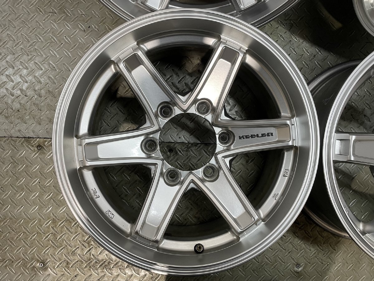 Weds KEELER TACTICS ウェッズ キーラー タクティクス 社外ホイール 16インチ 4本 7J6HPCD139.7+26 ランクルプラド ハイラックス等(MHD506)_画像2