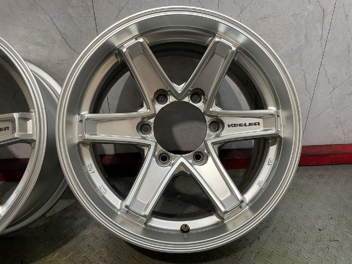 Weds KEELER TACTICS ウェッズ キーラー タクティクス 社外ホイール 16インチ 4本 7J6HPCD139.7+26 ランクルプラド ハイラックス等(MHD506)_画像5