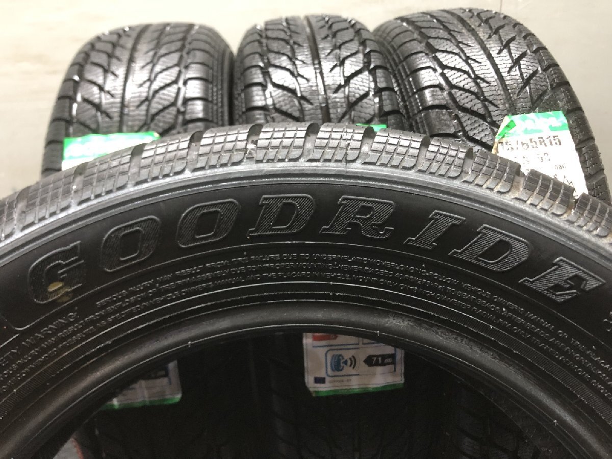 【新品】GOODRIDE SW-608 175/65R15 84T 15インチ スタッドレス 4本 20年製 フィット ポルテ カローラアクシオ スペイド等　(STO066)_画像7