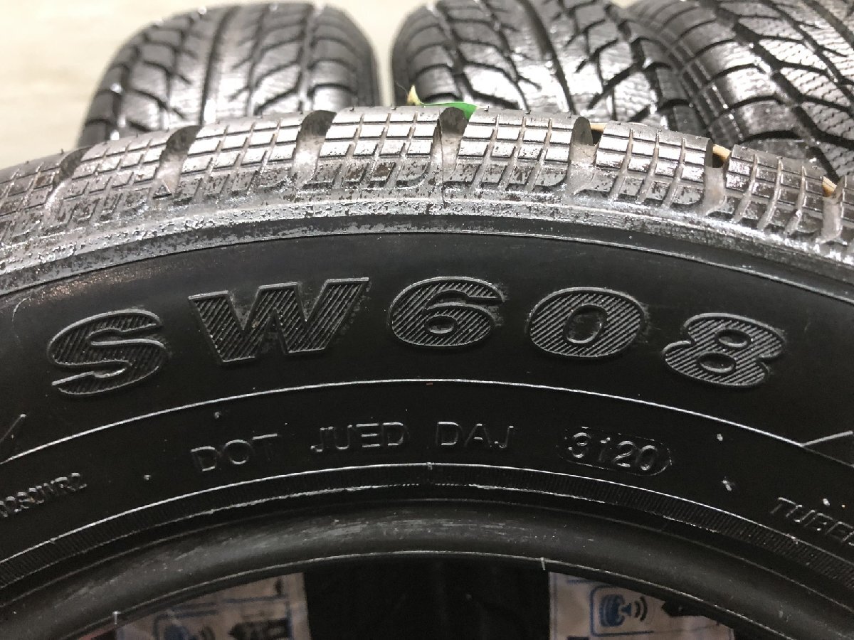 【新品】GOODRIDE SW-608 175/65R15 84T 15インチ スタッドレス 4本 21年製 カローラアクシオ ポルテ キューブ スペイド MINI等 (STO072)_画像8