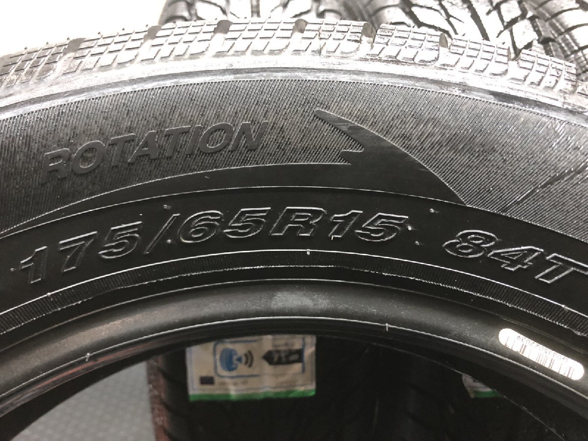 【新品】GOODRIDE SW-608 175/65R15 84T 15インチ スタッドレス 4本 20年製 フィット ポルテ カローラアクシオ スペイド等　(STO066)_画像9