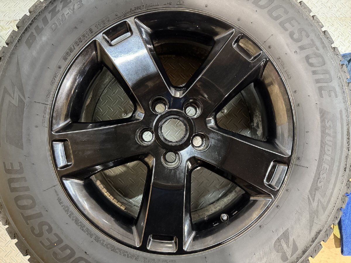 【BS BLIZZAK DM-V3 265/65R18】スタッドレス【AGA 18インチ 8J5HPCD120+41】21年製 ランドローバー専用設計 レンジローバー等　(MTG789)_画像4