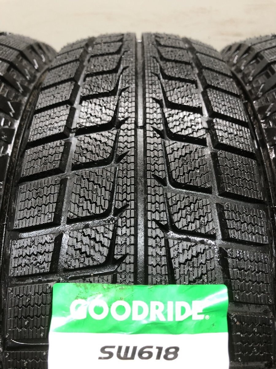 【新品】GOODRIDE SW-618 185/65R15 88T 15インチ スタッドレス 2本 22年製 フリード デミオ MAZDA2 アクア ノート イスト等　(STM046)_画像4
