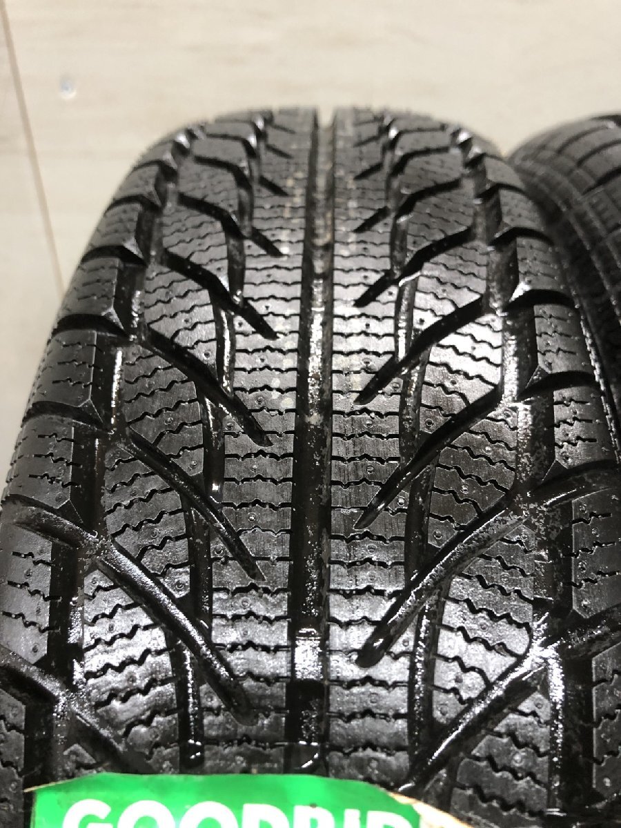 【新品】GOODRIDE SW-608 175/65R15 84T 15インチ スタッドレス 4本 20年製 フィット ポルテ カローラアクシオ スペイド等　(STO066)_画像2
