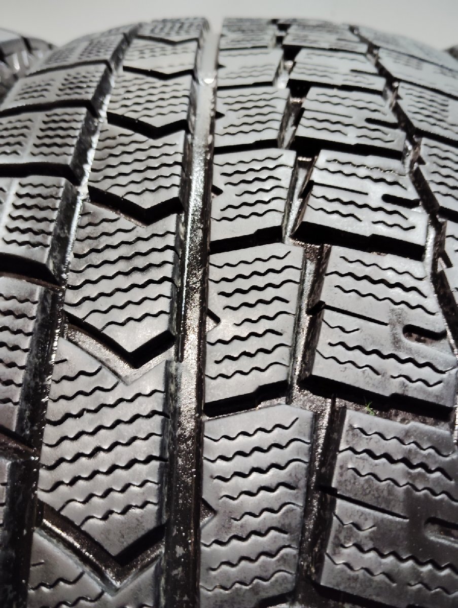 DUNLOP WINTER MAXX WM02 205/60R16 16インチ スタッドレス 4本 23～24年製 バリ溝 ヴォクシー ステップワゴン プリウスα ノア等 (KTJ544)_画像3