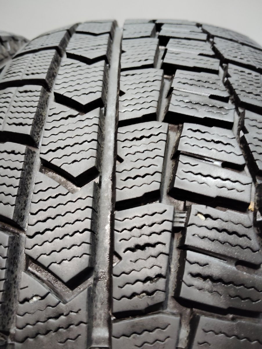 DUNLOP WINTER MAXX WM02 205/60R16 16インチ スタッドレス 4本 23～24年製 バリ溝 ヴォクシー ステップワゴン プリウスα ノア等 (KTJ544)_画像5