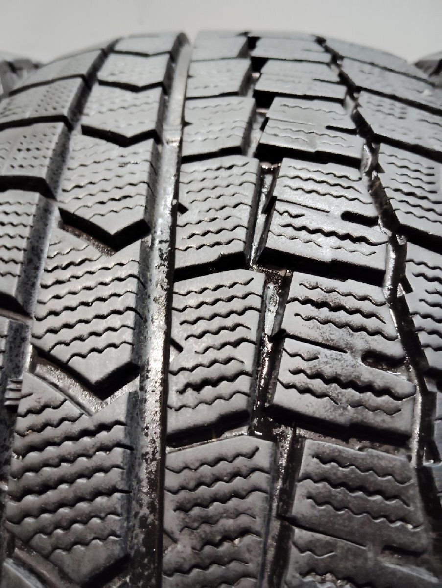 DUNLOP WINTER MAXX WM02 205/60R16 16インチ スタッドレス 4本 23～24年製 バリ溝 ヴォクシー ステップワゴン プリウスα ノア等 (KTJ544)_画像4