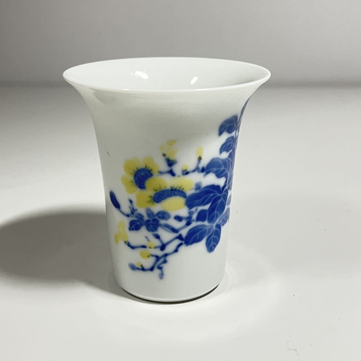初代竹泉　彩絵　六客湯呑　 染付 煎茶道具 骨董　 煎茶器　竹泉　七兵衛 道八 清風与平_画像9
