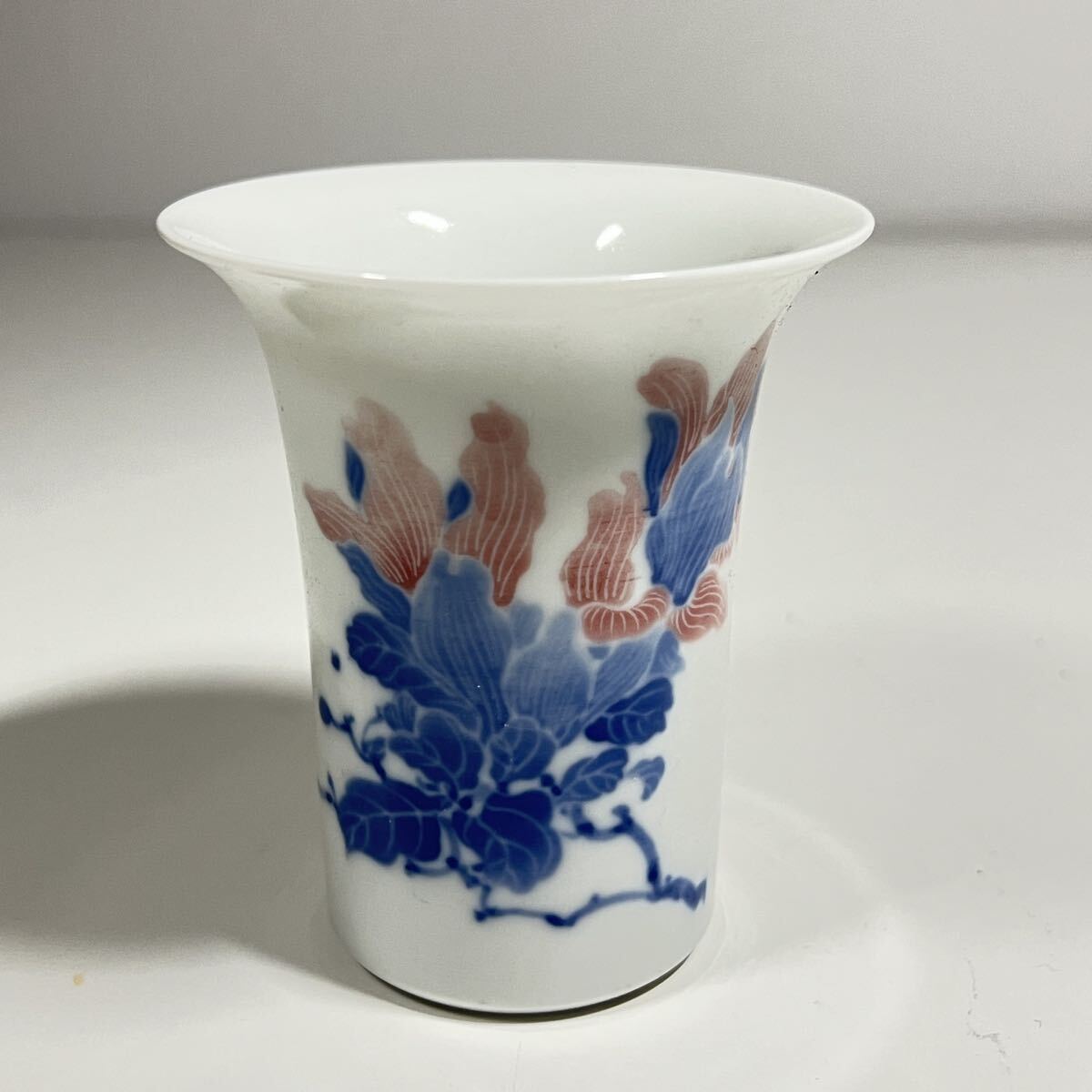 初代竹泉　彩絵　六客湯呑　 染付 煎茶道具 骨董　 煎茶器　竹泉　七兵衛 道八 清風与平_画像10