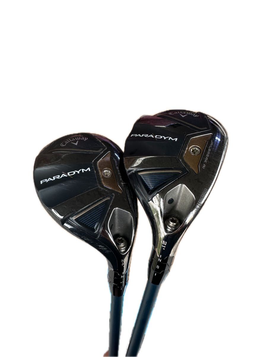キャロウェイ PARADYM ユーティリティ2本セット（21°24°） パラダイム 純正シャフト　　flex S VENTUS_画像1