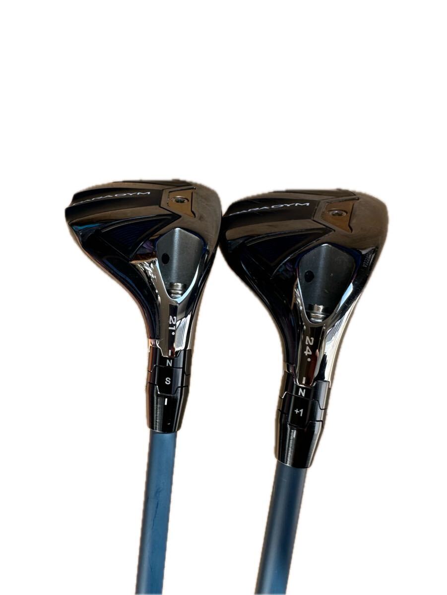 キャロウェイ PARADYM ユーティリティ2本セット（21°24°） パラダイム 純正シャフト　　flex S VENTUS_画像2