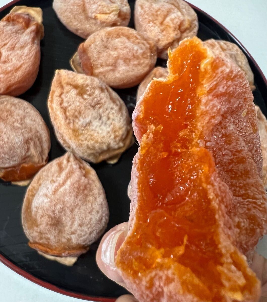 肉厚でとてもジューシー 冷凍でもおいしい 訳あり 大人気 激甘干柿450g×2パック 真空包装 干し柿 極甘美味抜群の画像7