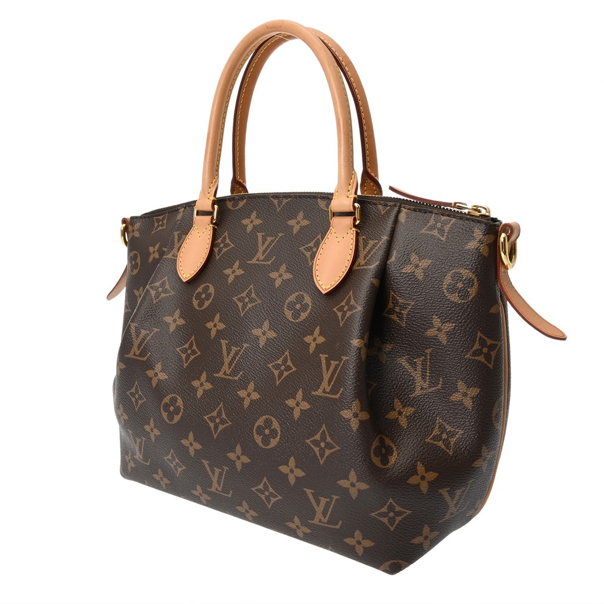 LOUIS VUITTON ルイヴィトン モノグラム テュレン PM ブラウン M48813 レディース モノグラムキャンバス ハンドバッグ ABランク 中古 銀蔵_画像2