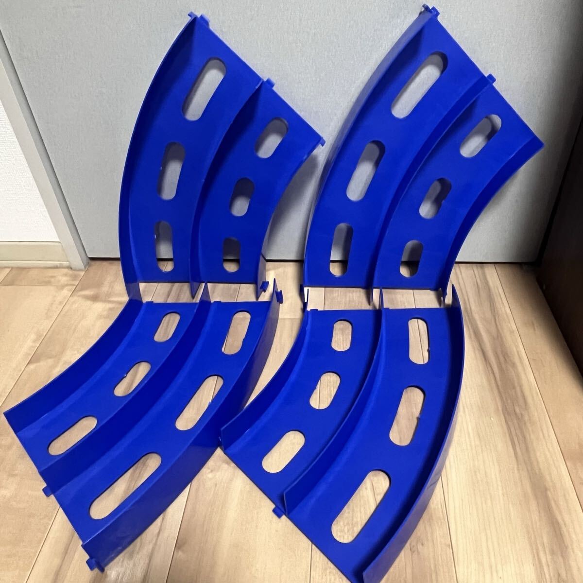 タミヤ ミニ四駆 オーバルホームサーキット 立体レーンチェンジタイプ レッド ブルー ホワイト トリコロール TAMIYA ※直接引取可_画像3