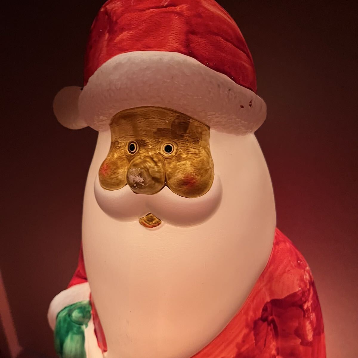 サンタクロース ガーデンライト クリスマス イルミネーション 屋外仕様 置物 人形 インテリア オブジェ レトロ_画像3