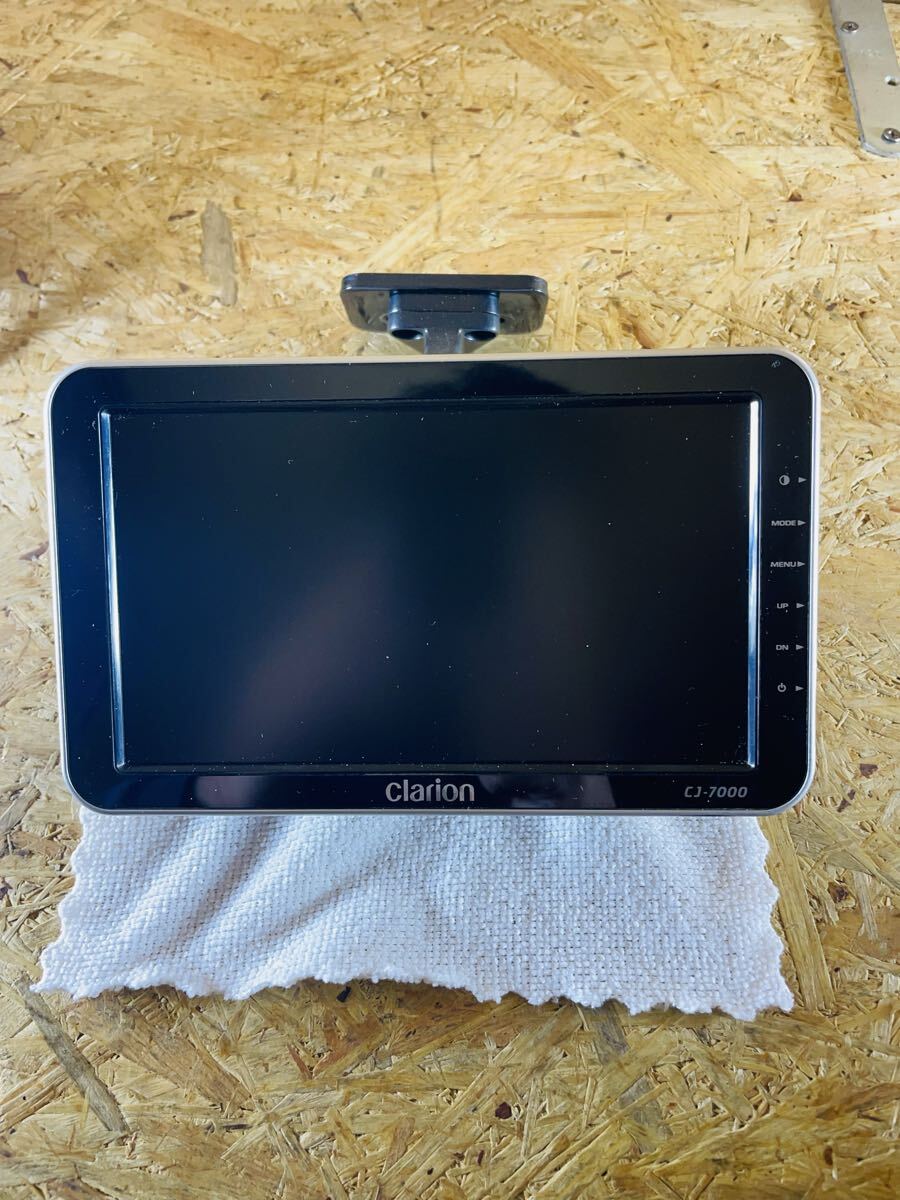 画質良好/Clarion/CJ-7000/CC-2001B/バックカメラ/バックモニター/中間ケーブル約23メートル/動作確認済み/フルセット/クラリオン/_画像4