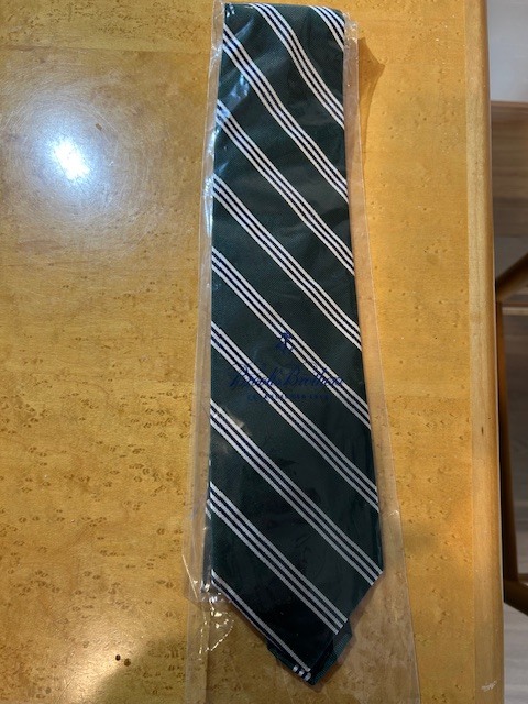 Brooks Brothersブルックスブラザーズのストライプ柄ネクタイ ③　緑　MADE IN USA_画像2