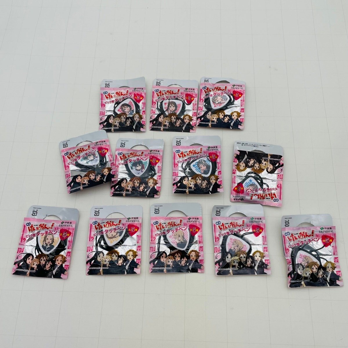 新品未開封 伊藤園 映画 けいおん！ ピック型 タッチペン 全5種 まとめセット_画像1