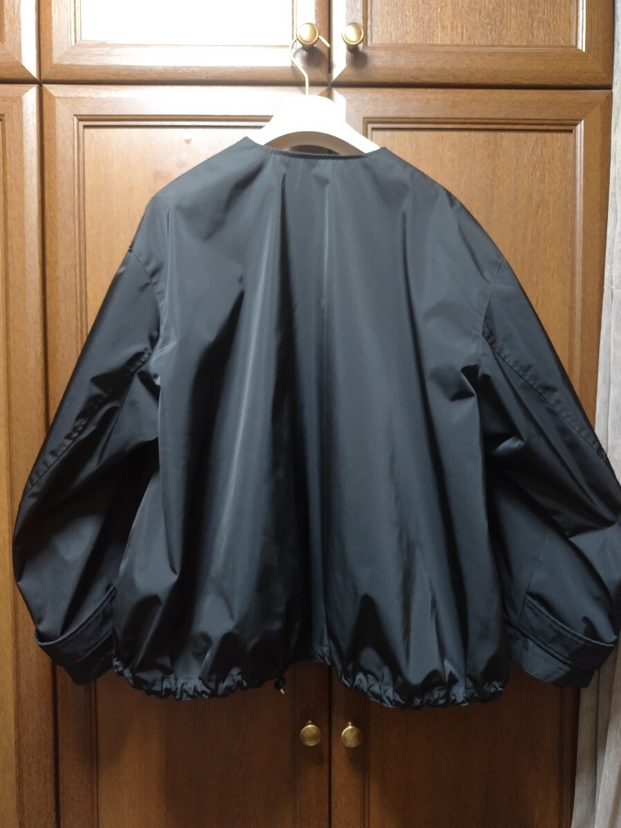 美品【SETENS】セテンス　バルーンシルエットブルゾン　F　ブラック　ジャケット_画像5