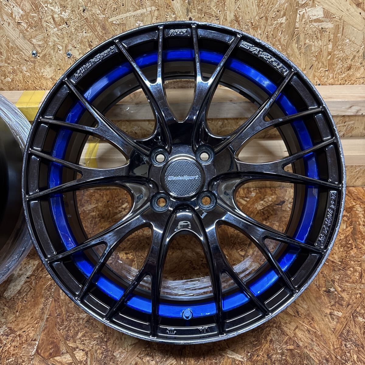 希少サイズ☆WEDS☆SA-20R☆軽量☆17×7J+50☆100/4穴☆ヴィッツ　カローラ　アクア　ノート　マーチ　走り屋　JDM_画像8