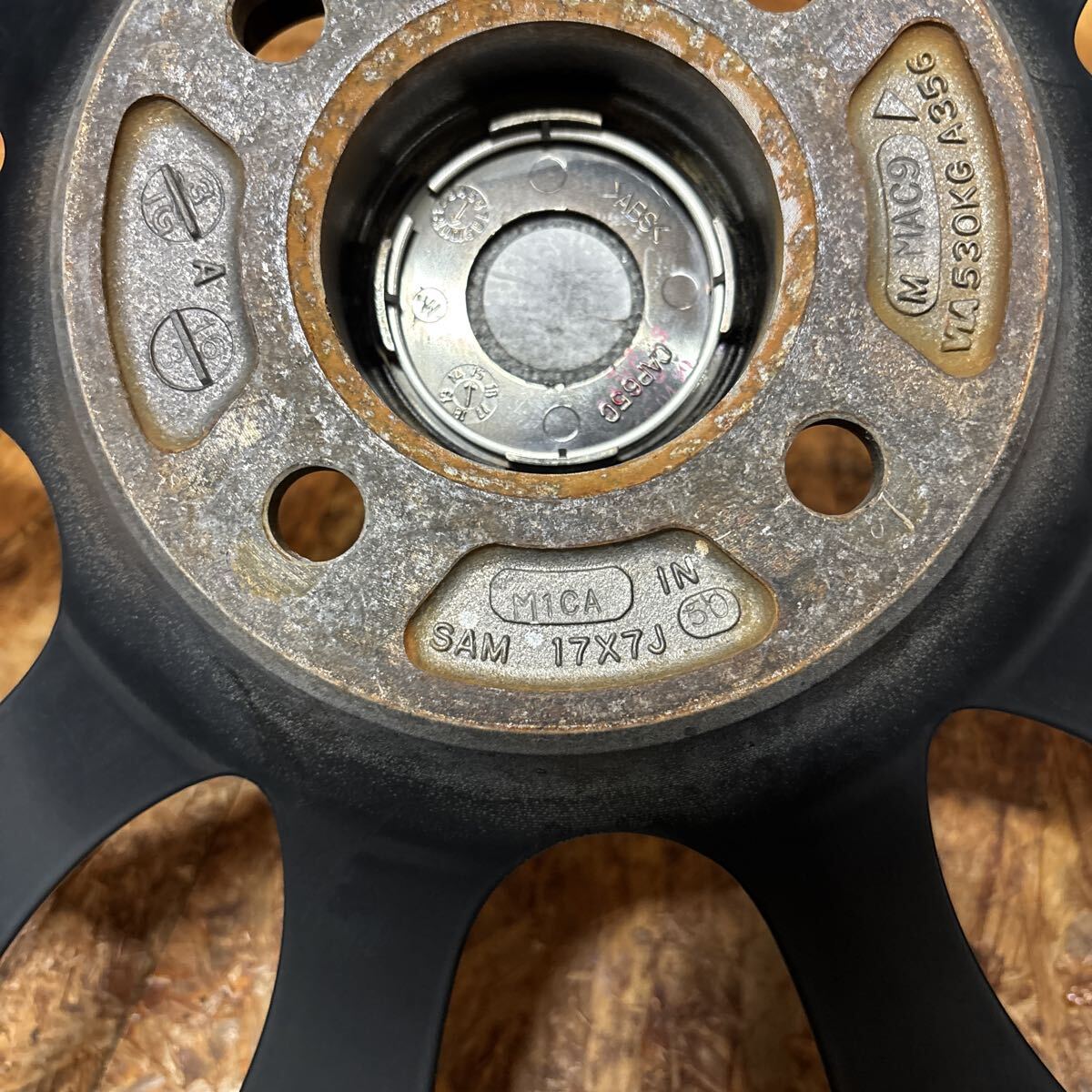 希少サイズ☆WEDS☆SA-20R☆軽量☆17×7J+50☆100/4穴☆ヴィッツ　カローラ　アクア　ノート　マーチ　走り屋　JDM_画像10