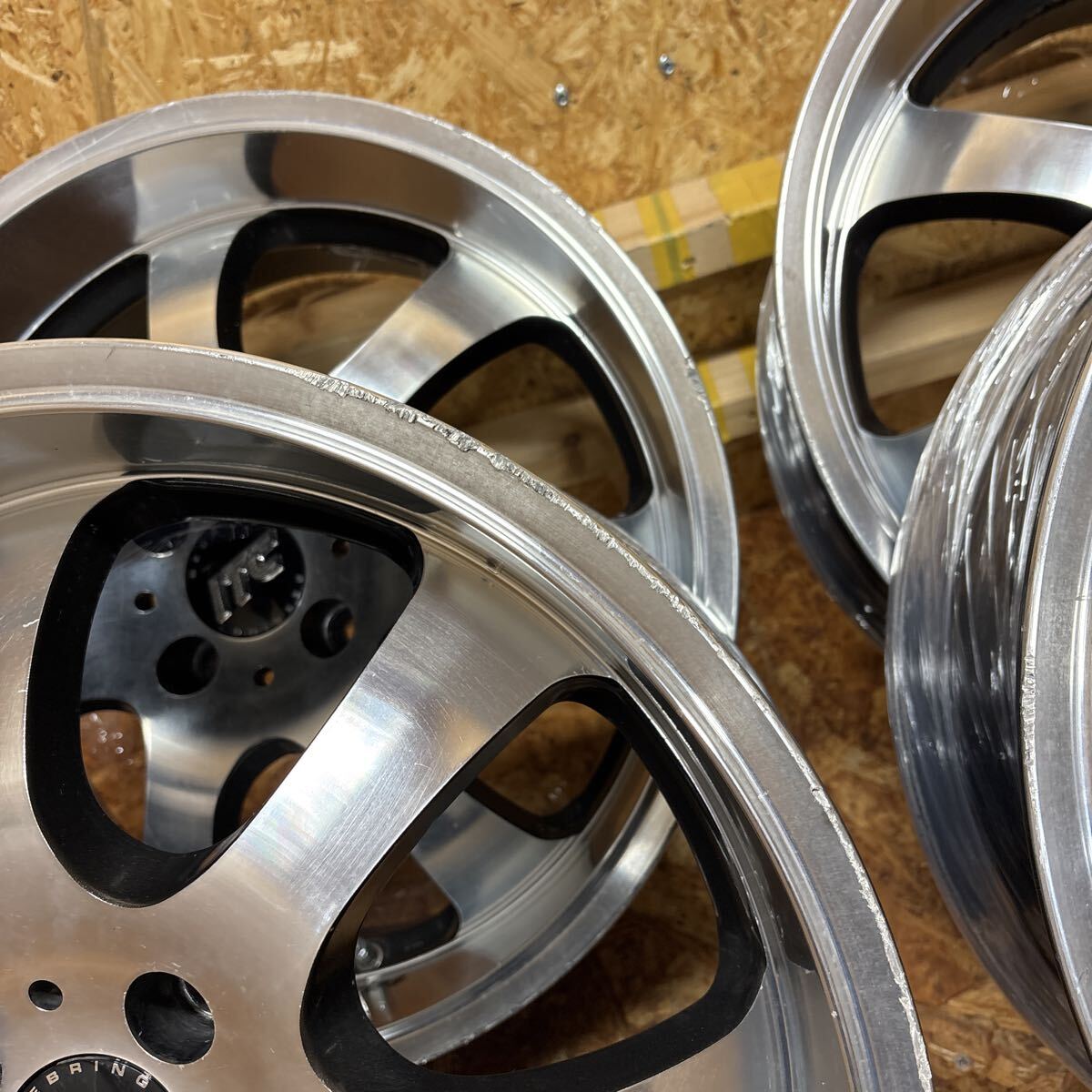 希少☆RAYS☆ITC☆カップ☆17×7J+38☆100/4穴☆シビック　フィット　フリード　カローラ　ヴィッツ　アクア　ユーノス　走り屋　JDM_画像3