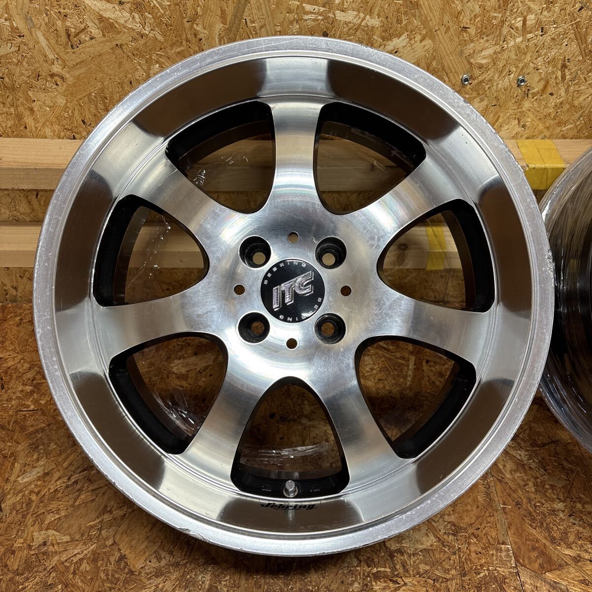 希少☆RAYS☆ITC☆カップ☆17×7J+38☆100/4穴☆シビック　フィット　フリード　カローラ　ヴィッツ　アクア　ユーノス　走り屋　JDM_画像6