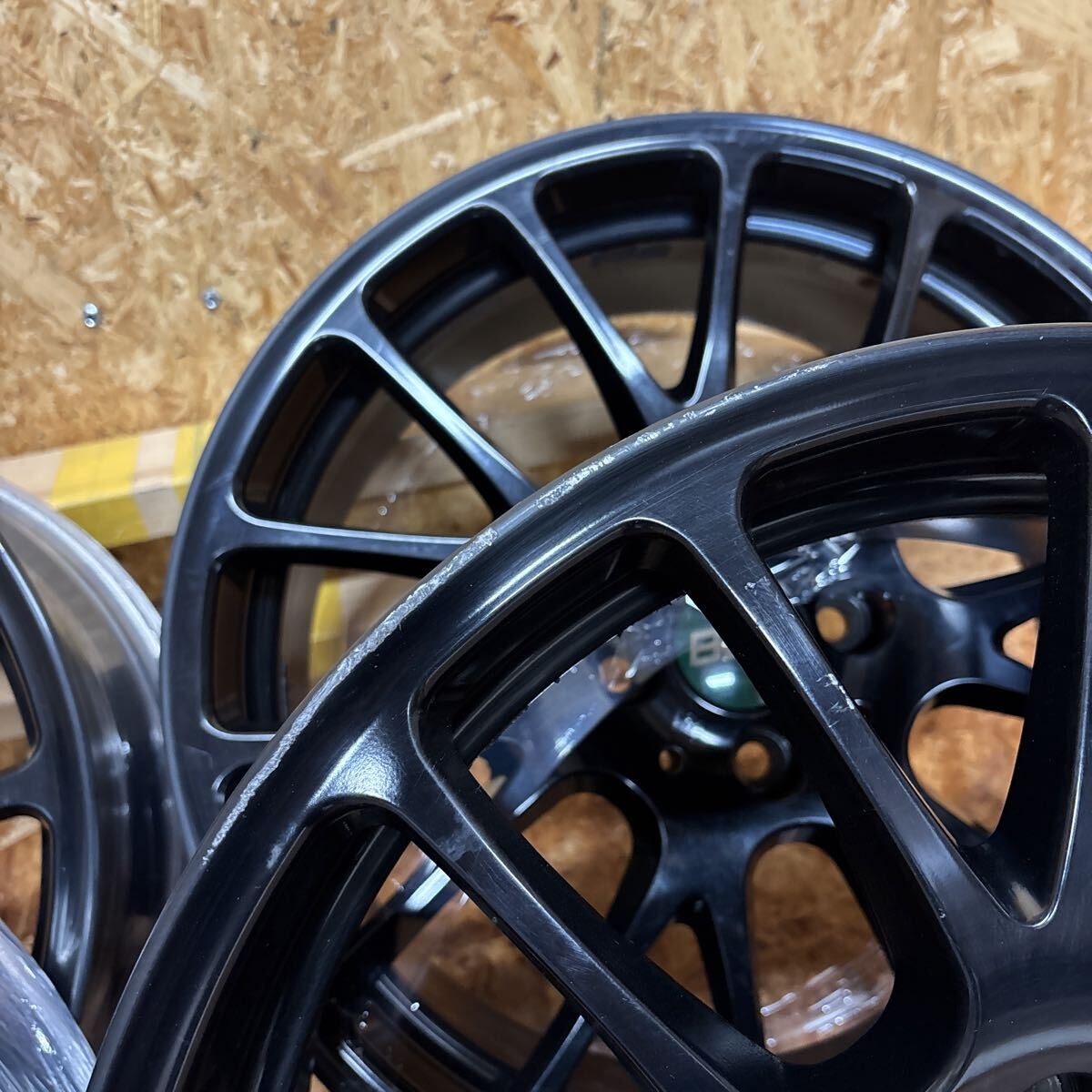 希少☆BBS☆鍛造☆RE5006☆17×7J+48☆100/4穴☆シビック フィット カローラ ヴィッツ アクア ノート マーチ JDM_画像5