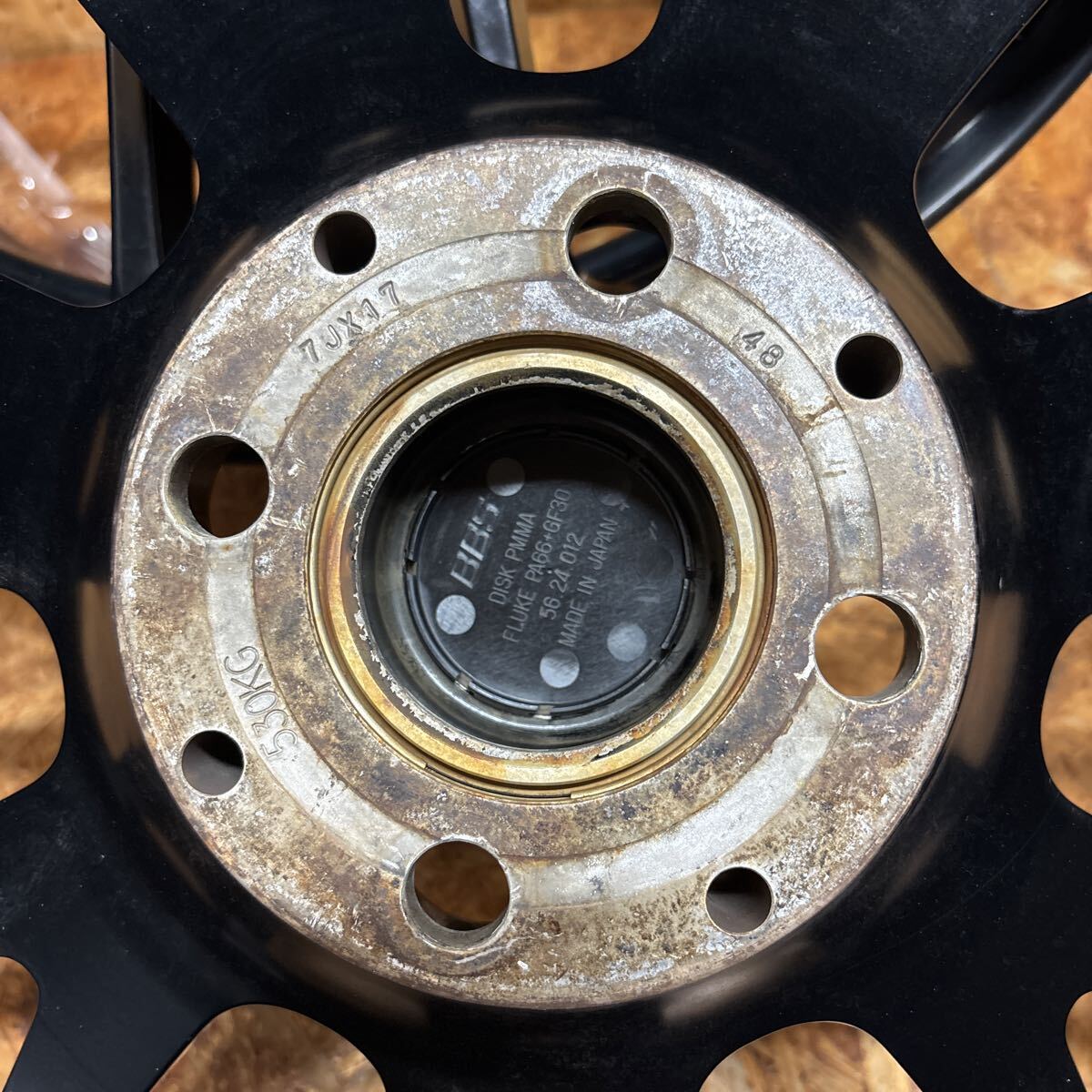 希少☆BBS☆鍛造☆RE5006☆17×7J+48☆100/4穴☆シビック フィット カローラ ヴィッツ アクア ノート マーチ JDM_画像10