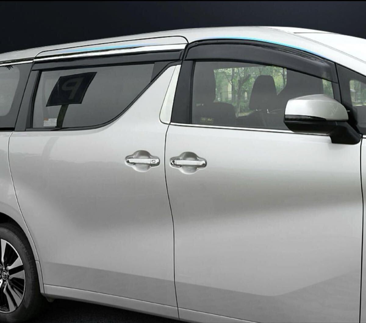 30 アルファード ドア バイザー サイドバイザー 1台分 左右セット_画像2