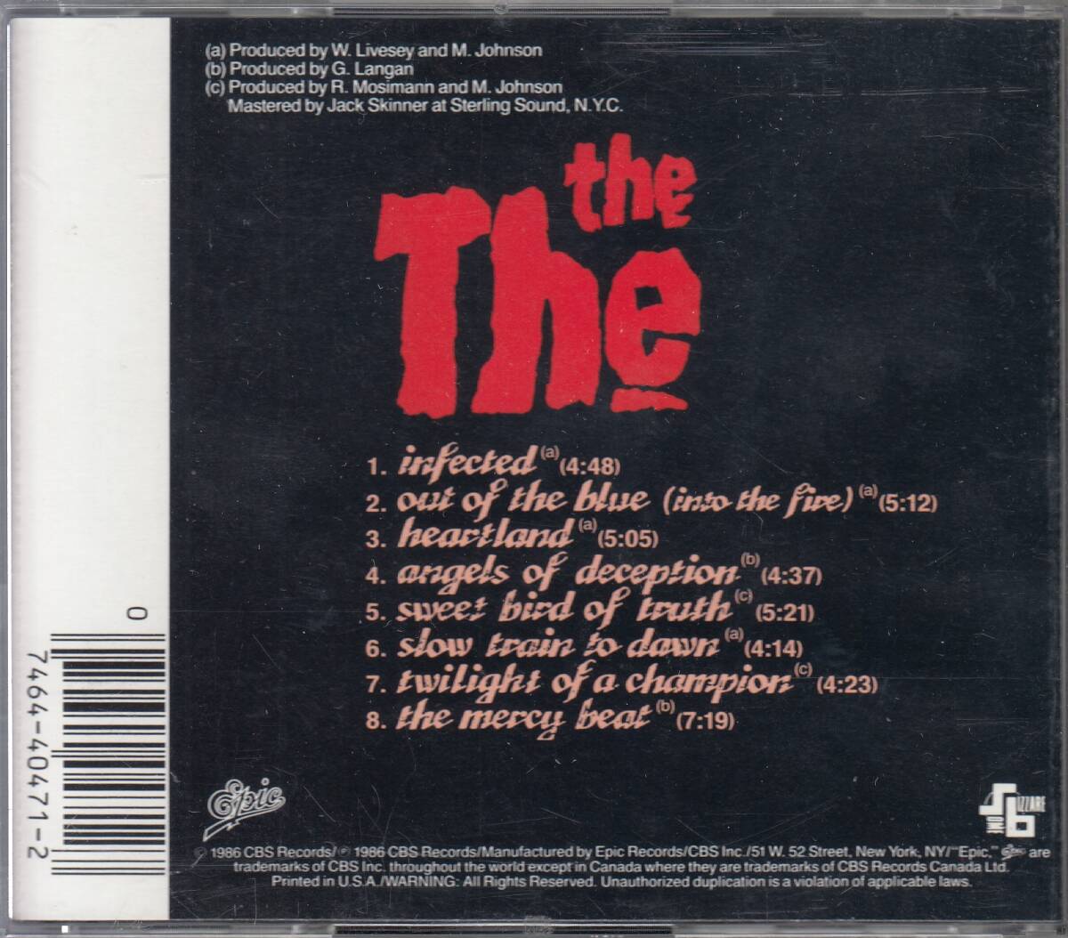 輸 The The Infected◆規格番号■EK-40471◆送料無料■即決●交渉有_画像2