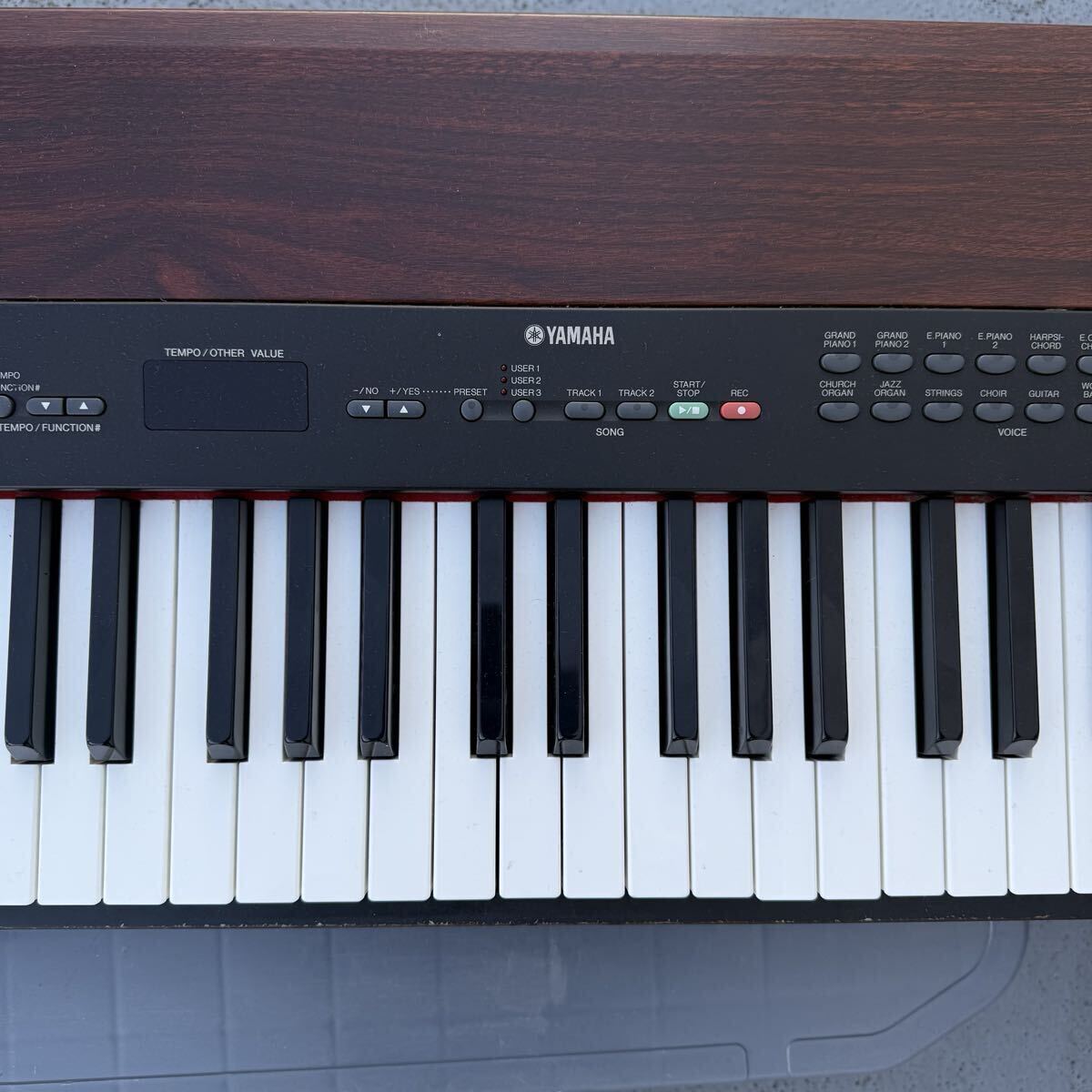 YAMAHA ヤマハ 電子ピアノ P-120S 88鍵盤 ジャンク 全鍵盤音出し確認済 中古　ジャンク_画像2