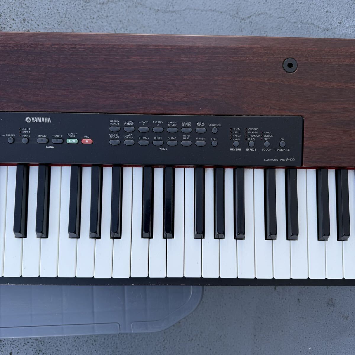 YAMAHA ヤマハ 電子ピアノ P-120S 88鍵盤 ジャンク 全鍵盤音出し確認済 中古　ジャンク_画像4