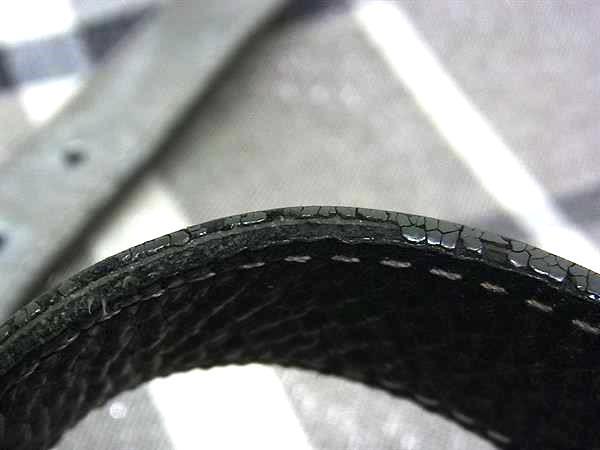 1円 BURBERRY バーバリー キャンバス×レザー チェック柄 ハンドバッグ トートバッグ レディース グレー系×シルバー系 GB2460_画像7