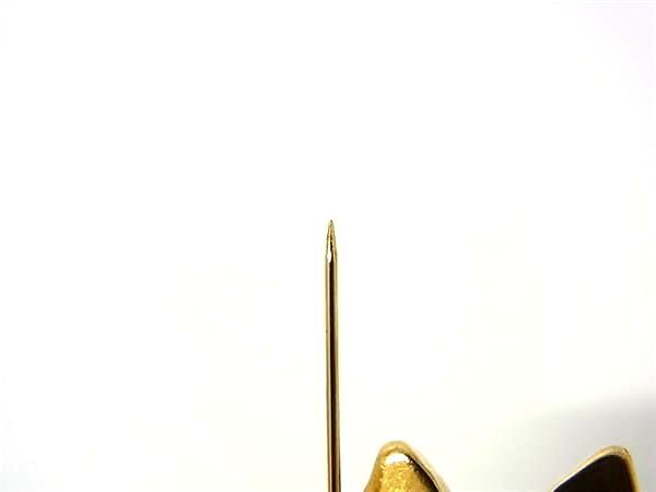 1円 ■美品■ GIVENCHY ジバンシィ ヴィンテージ ピンブローチ ピンバッジ アクセサリー レディース メンズ ゴールド系 BT0064_画像3