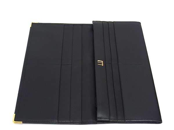 ■新品同様■ dunhill ダンヒル コンフィデンシャル レザー 二つ折り 長財布 ウォレット 札入れ 小銭入れ メンズ ブラック系 BP5534_画像4