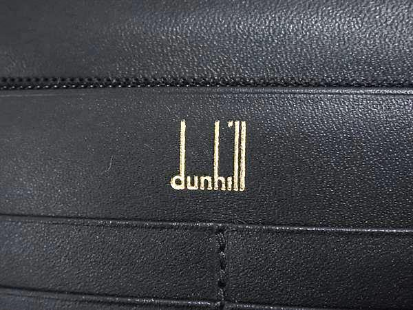 ■新品同様■ dunhill ダンヒル コンフィデンシャル レザー 二つ折り 長財布 ウォレット 札入れ 小銭入れ メンズ ブラック系 BP5534_画像7