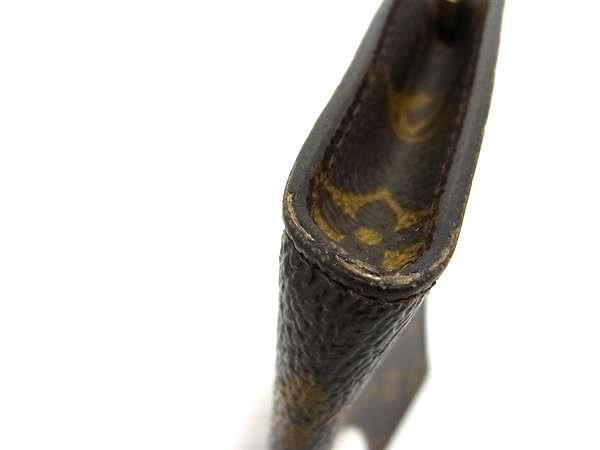 1円 LOUIS VUITTON ルイヴィトン モノグラム バケット用ポーチ マルチケース 小物入れ レディース メンズ ブラウン系 FT3018_画像6