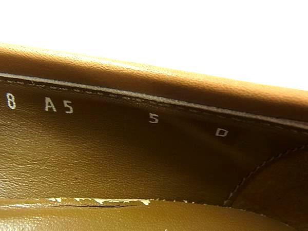 Salvatore Ferragamo Ferragamo двойной gun chi-ni кожа каблук туфли-лодочки указанный размер 5 ( примерно 22.5cm) обувь обувь оттенок коричневого DJ9878