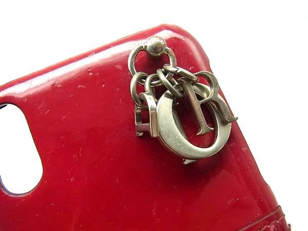 ChristianDior Dior reti Dior kana -juiPhone X/XS соответствует pa палатка кожа смартфон кейс оттенок красного DJ5724