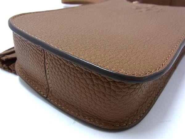 1円 ■新品■未使用■ TORY BURCH トリーバーチ レザー タッセル クロスボディ ショルダーバッグ ミニバッグ 斜め掛け ブラウン系 FU6369_画像4