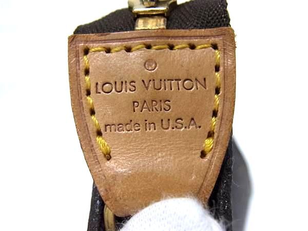 1円 ■美品■ LOUIS VUITTON ルイヴィトン モノグラム バケット用ポーチ マルチケース 小物入れ レディース メンズ ブラウン系 FT3135_画像4