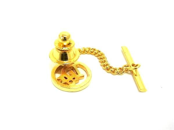 ChristianDior Dior Vintage Thai цепь галстук булавка бизнес джентльмен мужской оттенок золота DK7890