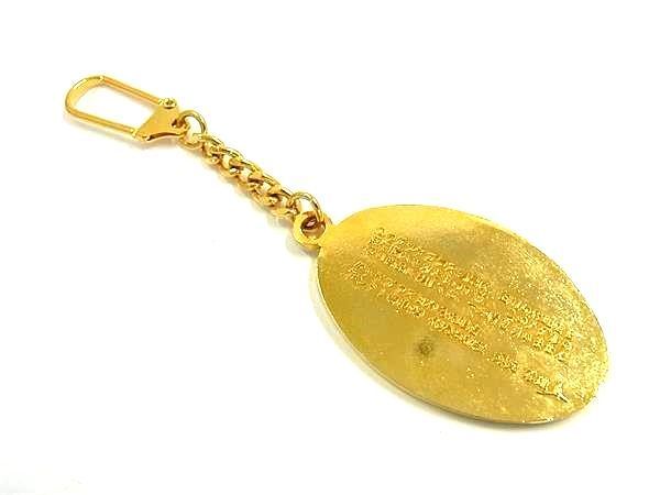 # прекрасный товар # GUCCI Old Gucci Vintage Gucci плюс брелок для ключа ремешок сумка очарование оттенок серебра × оттенок золота DJ8768