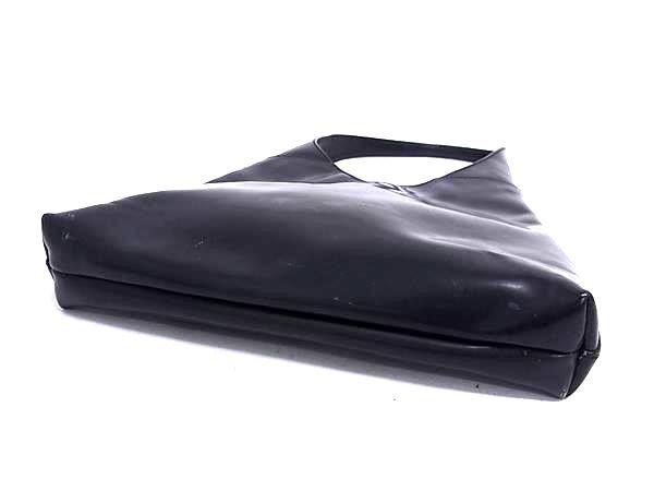 1円 GUCCI グッチ パテントレザー ハンドバッグ ワンショルダーバッグ 肩掛け レディース ブラック系 GA6138_画像4