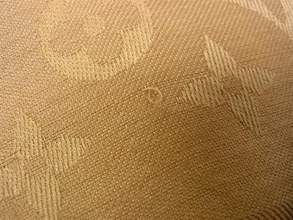 1 иен # прекрасный товар # LOUIS VUITTON Louis Vuitton 402336 монограмма шелк × шерсть бахрома шарф палантин шаль оттенок бежевого FP9156